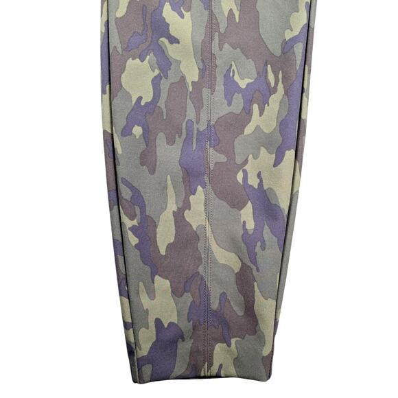 Lane Bryant Plus Size 16 Camo High Rise Pull On Slim Ankle Pants Stretch Nylon - Picture 6 of 12